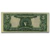 Image 2 : 1899 $5.00 Silver Certificate Chief Running Antelope AU