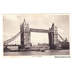 Tower Bridge, Tower Bridge  Road,  London, England UK  Early to Mid 1900's