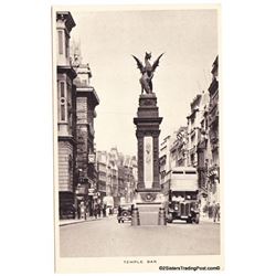 The Griffin at Temple Bar,  London, England UK  Early to Mid 1900's