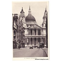 St. Paul's Cathedral London, England UK  Mid 1900's