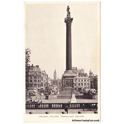 Nelson Column London, England UK  Early to Mid 1900's