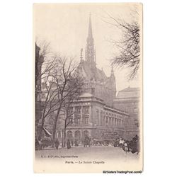 Holy Chapel Paris, France Early 1900's