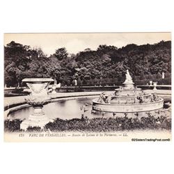 Fountain at Gardens of Versailles Versailles, France Early to Mid 1900's