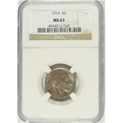 1914 BUFFALO NICKEL NGC MS-63