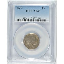 1929 BUFFALO NICKEL PCGS XF-45