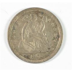 1856 SEATED DIME VF-35