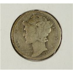 1921 MERCURY DIME G/VG