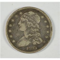 1835 BUST QUARTER FINE DETAILS