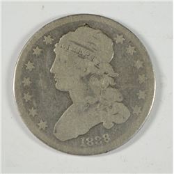 1838 BUST QUARTER AG/G