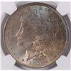 Image 2 : 1879 MORGAN SILVER DOLLAR, NGC MS-64  CAC   RAINBOW  TONE!