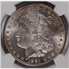 Image 2 : 1891-CC MORGAN SILVER DOLLAR, NGC MS-63+