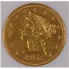 Image 2 : 1856 LIBERTY HEAD $5 GOLD PCI MS62