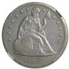 Image 1 : 1872-CC Liberty Seated Dollar AU Details Cleaned NGC. PCGS Value $18,500