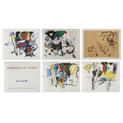Doo Shik Lee, Impressions of Women Portfolio, Five Lithographs