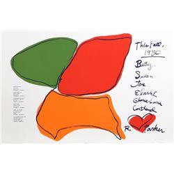 Raymond Parker, This Fall, Silkscreen Poster