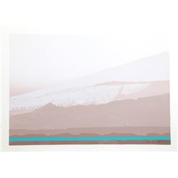 Joseph Grippi, Tan Landscape, Silkscreen