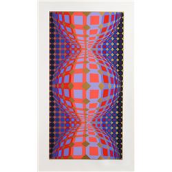 Victor Vasarely, Kaaba III, Silkscreen