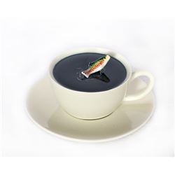 Gifford Myers, Cup and Saucer, Ceramic Sculpture