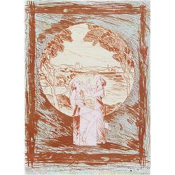 Susan Hall, Edge of the Woods, Lithograph