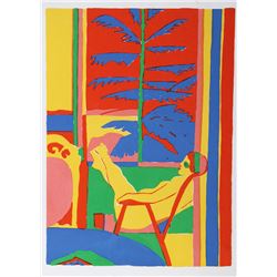 John Grillo, Lady in Chair, Silkscreen