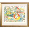 Image 1 : Peter Max, Flower Abstract, Lithograph