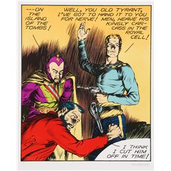 Alex Raymond, Flash Gordon, Old Tyrant, Lithograph