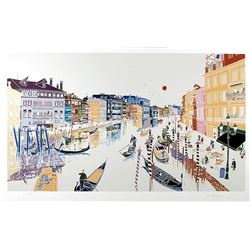 Mori Shizume, Venice, Serigraph