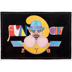 Richard Lindner, Fun City NYC, Lithograph