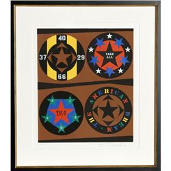 Robert Indiana, Tilt from The American Dream Portfolio, Serigraph