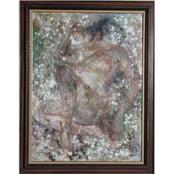 John Uht, Nude, Oil Painting