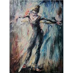 Leonid Afremov, Dancer 2, Oil Painting