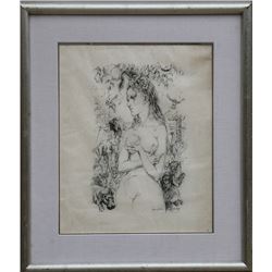 Tsuguharo Foujita, Eve, Lithograph