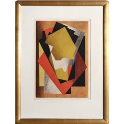 Jacques Villon, Composition, Aquatint Etching