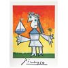Image 1 : Pablo Picasso, Fillette Couronee au Bateau, Lithograph