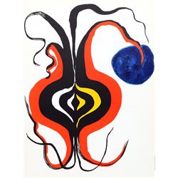 Alexander Calder, The Onion from Derriere Le Miroir, Lithograph