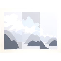 Benita Sanders, Landscape Triptych, Silkscreen