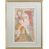 Image 1 : Irving Amen, Three Musicians, Color Etching
