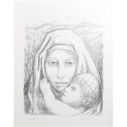 Carlo Levi, Mother and Child, Lithograph