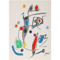 Joan Miro, Maravillas con Variaciones Acrosticas en el jardin de Miro (Number 12), Lithograph