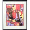 Image 1 : Jacob Lawrence, Community (Study for Mural, Jamaica NY), Silkscreen