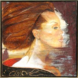 Chaz Guest, Vanessa Williams, Oil Painting