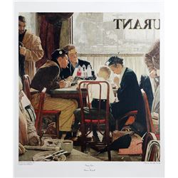 Norman Rockwell, Saying Grace, Collotype Poster