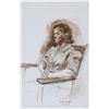 Image 2 : Raphael Soyer, Untitled 3 (Seated Woman), Ink and Watercolor