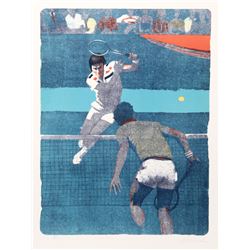 Daniel Schwartz, Tennis, Lithograph