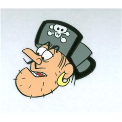 Jay Ward, Cap'n Crunch Pirate 15 - Head, Acetate Cel and Drawing