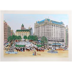 Vestie Davis, The Plaza Hotel, Serigraph