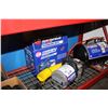 Image 1 : CAMPBELL HAUSFELD PORTABLE AIR COMPRESS AND CAMPBELL HAUSFELD PORTABLE AIR TANK
