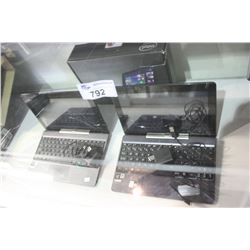 2 ASUS TRANSFER BOOK COMPUTERS - CRACKED SCREENS