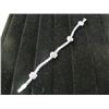Image 2 : STERLING SILVER NATURAL AMETHYST BRACELET WITH 61 AMETHYSTS, APPROX 7.50CARAT
