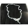 Image 2 : STERLING SILVER ORNATE TSAVORITE GARNET AND EMERALD SET NECKLACE WITH 170 EMERALDS, APPROX